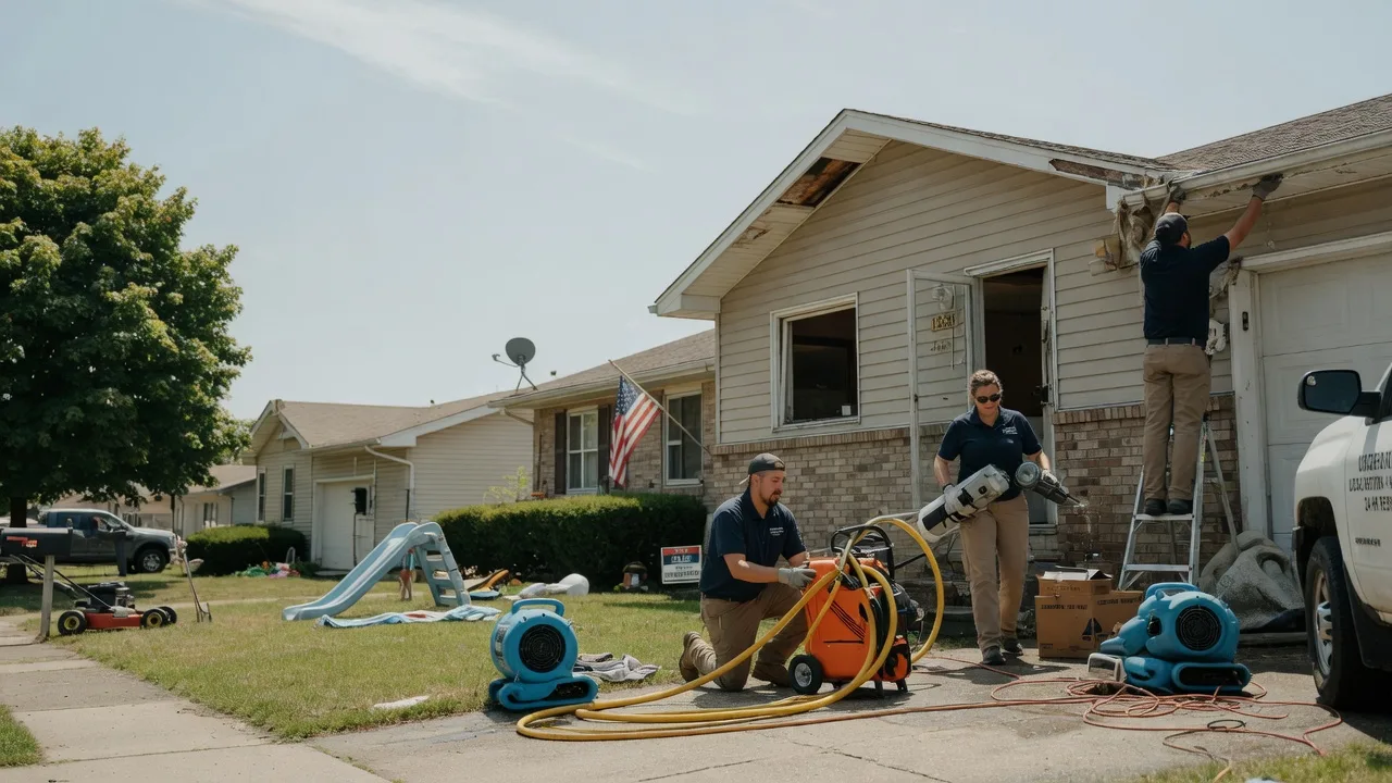 Water Damage Restoration in Dahinda, IL near me